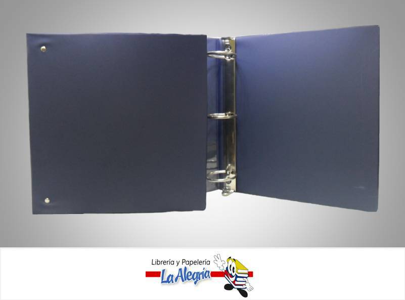 CARPETA 3 AROS 2" CARTA AZUL MARCA CAPI   