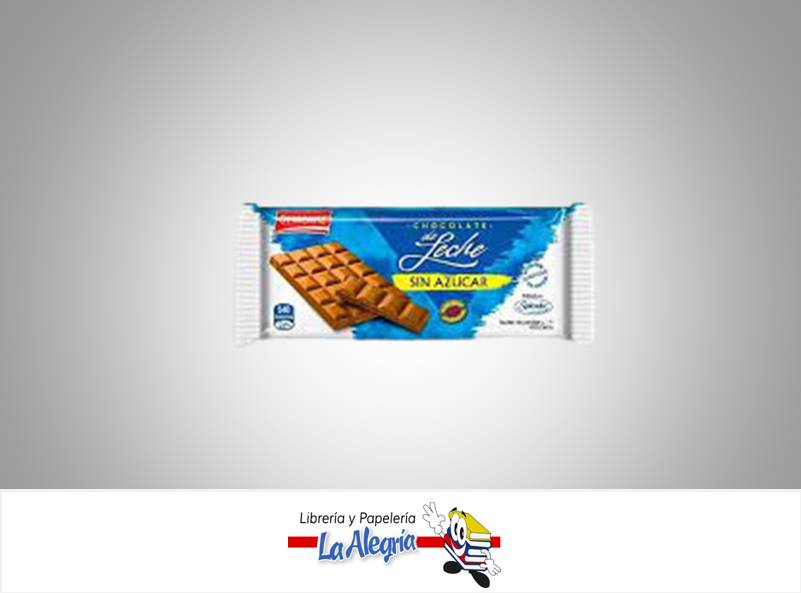 CHOCOLATE LECHE SIN AZUCAR 100 GR MARCA ST.MORITZ   