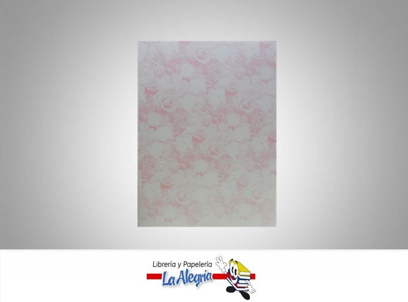 CARTULINA ROSAS CARTA UND MARCA COINGRA   