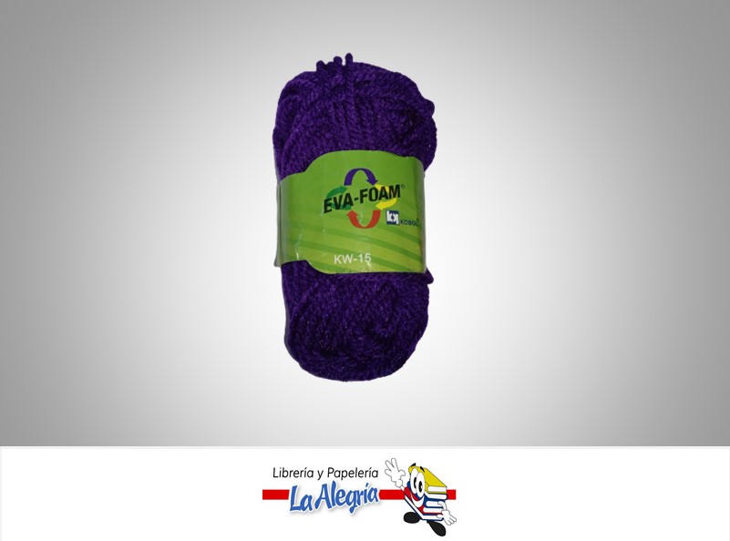 ESTAMBRE ESCOLAR MORADO 15G UND MARCA EVA FOAM
