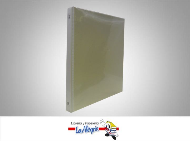 CARPETA 3 AROS 1/2" CARTA BLANCA MARCA PREMIUM