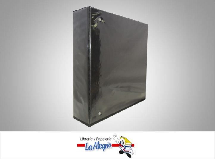 CARPETA 3 AROS 2 CARTA NEGRO MARCA OSLO   