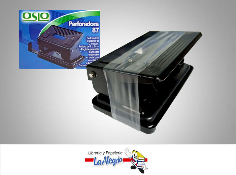 PERFORADORA 2 HUECOS 7-8CM AJUSTABLE 12H MARCA OSLO   