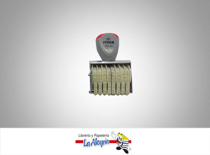 SELLO NUMERADOR 8 BANDAS NM42 4MM MARCA ITECA   