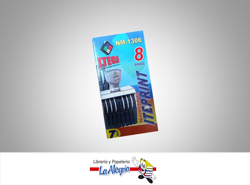 SELLO NUMERADOR 8 DG 7MM NM1306 MARCA ITECA   