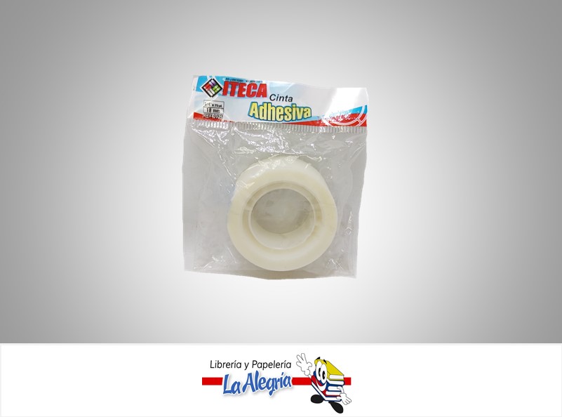 CINTA PLASTICA INVISIBLE 18X 22.86MM MARCA ITECA   