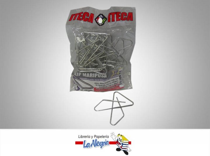CLIP MARIPOSA MEDIANO TIPO B 18 UN MARCA ITECA   