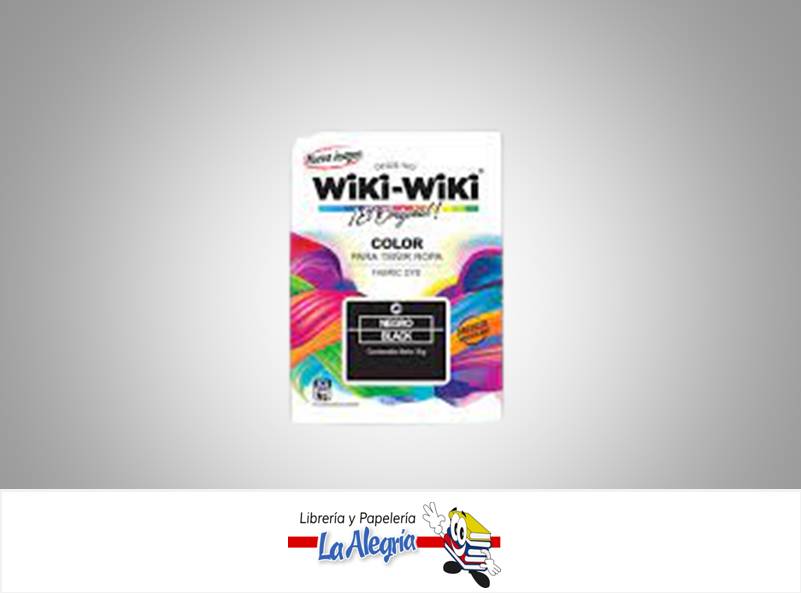 WIKI-WIKI NEGRO 15G UND MARCA WIKI-WIKI   