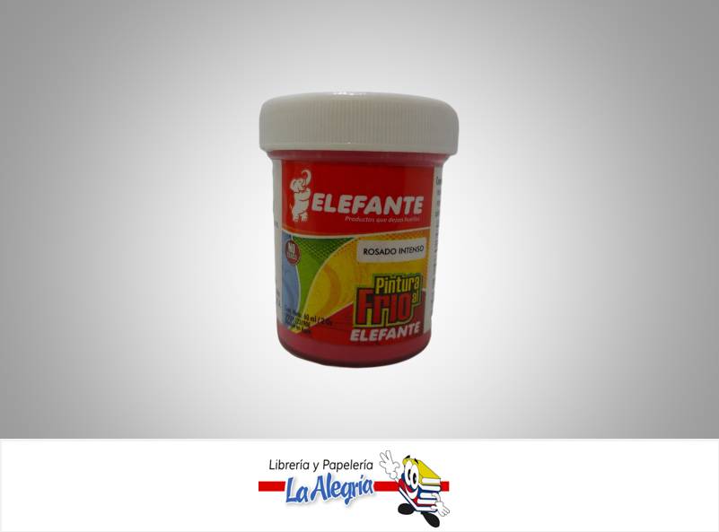 PINTURA AL FRIO 60CC ROSA INTENSO MARCA ELEFANTE   