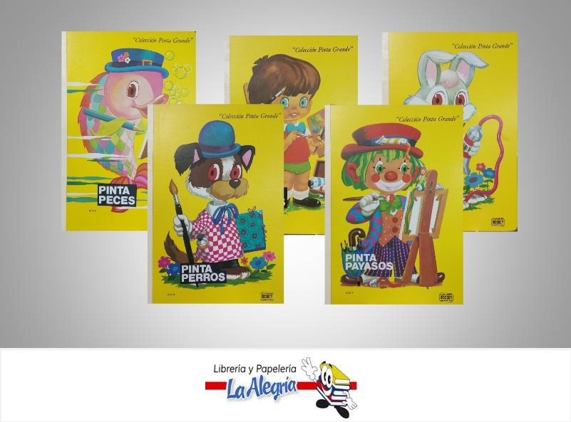 COLECCION PINTA GRANDE  TEMATICA INFANTIL   EDITORIAL SICOBEN DISTRIBUIDORA CA