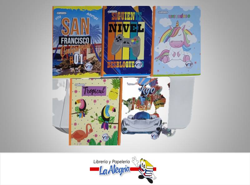 LIBRETA 1 LINEA 100 HOJAS MARCA PAPPYER