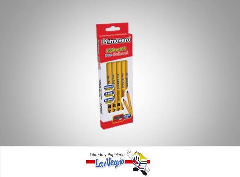 LAPIZ GRAFITO HB JUMBO TRIANGULAR UND MARCA PRIMAVERA