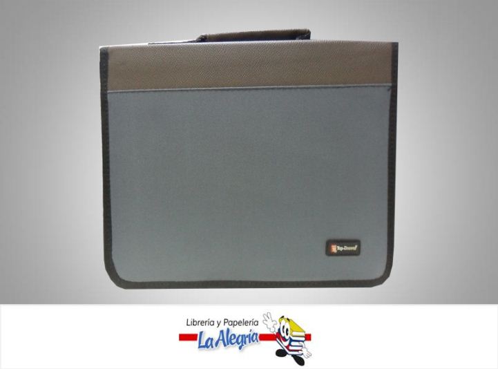 CARPETA C/ASA CARTA GRIS MARCA TOP DRAWER   