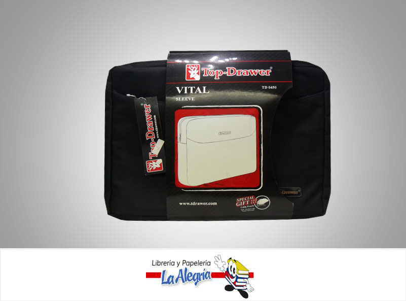 PORTA LAPTOP 15 VITAL NEGRO MARCA TOP DRAWER   