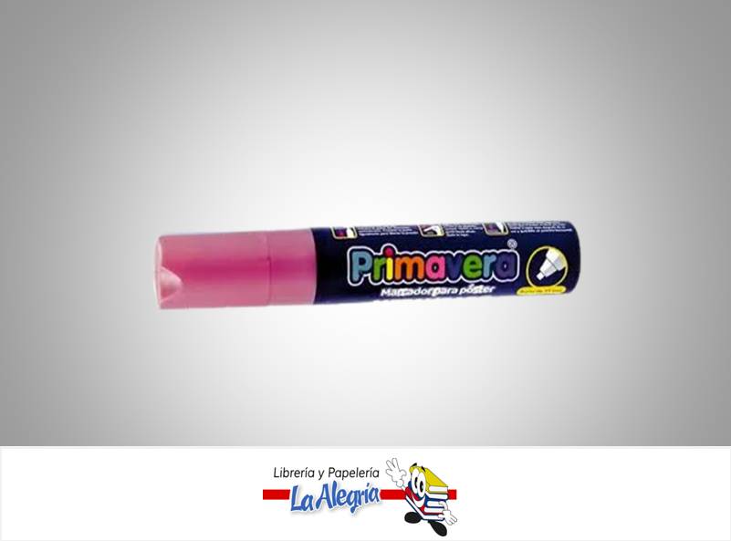 MARCADOR POSTER PASTEL 2MM ROSADO UND MARCA PRIMAVERA   