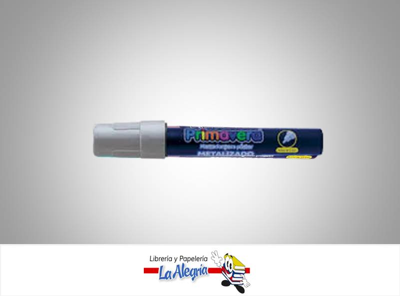 MARCADOR POSTER METALIZADO 15 MM PLATA U MARCA PRIMAVERA   