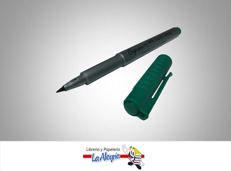 MARCADOR PERMANENTE PTA/FINA 450 VERDE U MARCA FABER CASTELL   
