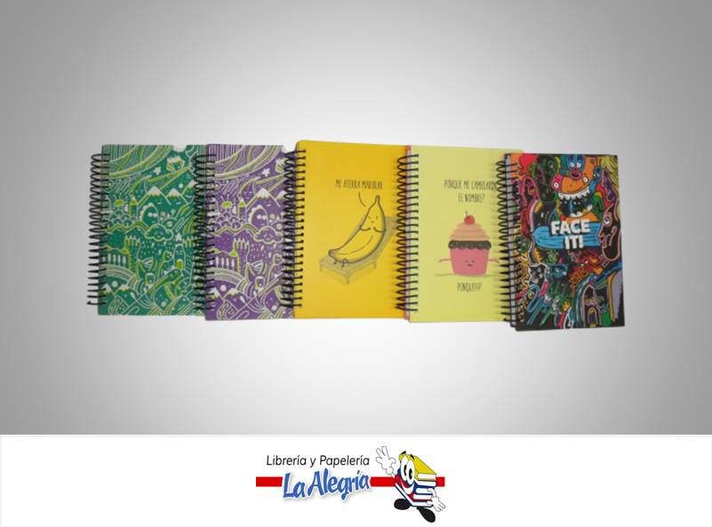 AGENDA ESP 14X21 ESTAMPADO 100H MARCA KISHI   