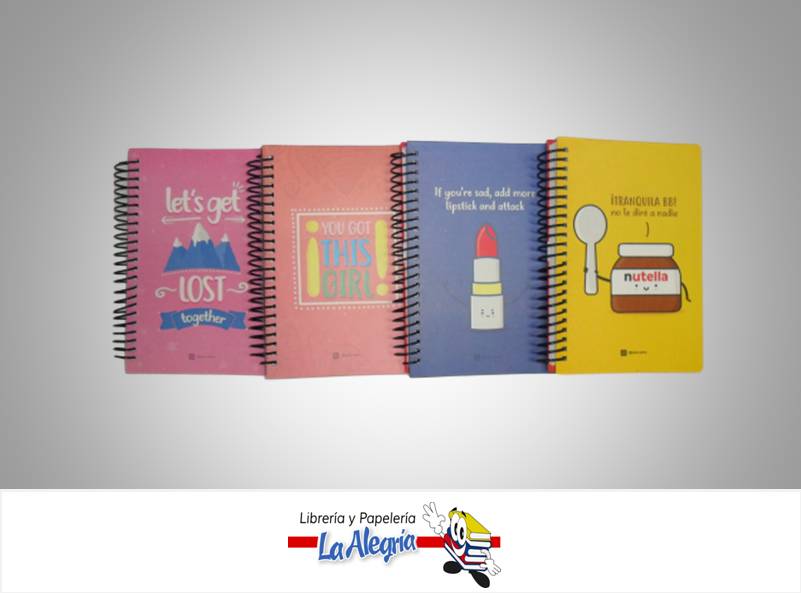 AGENDA ESP 14X21 ESTAMPADO 100H MARCA KISHI   