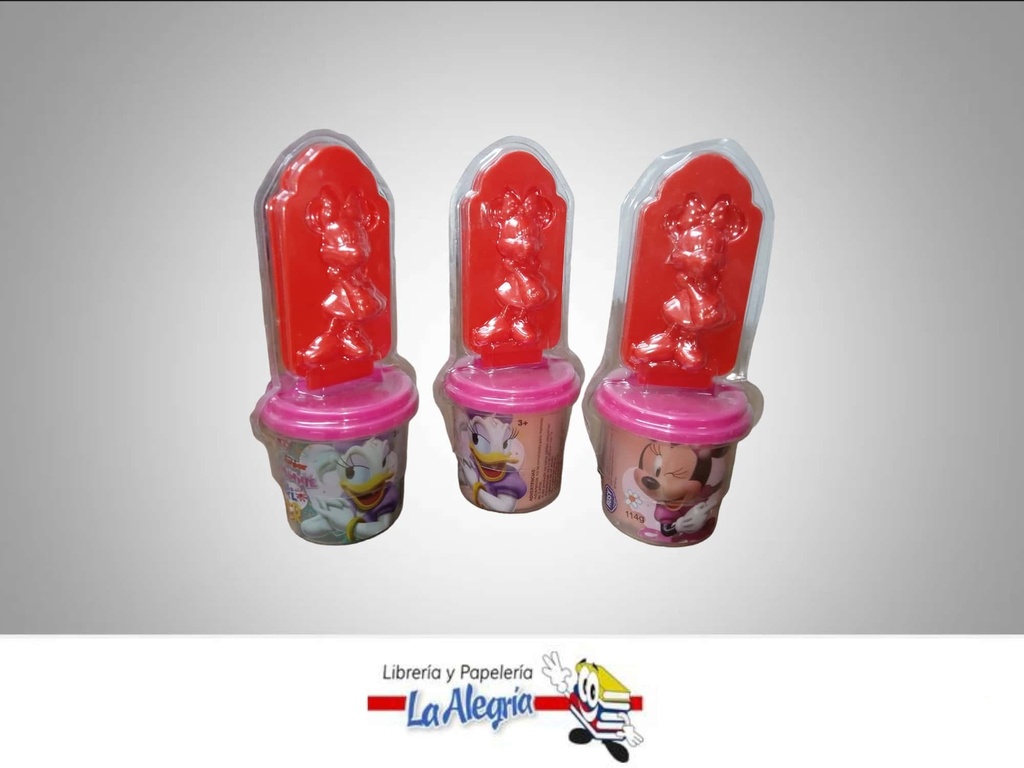 PLASTILINA CON MOLDE 4 COLOR MINNIE MOUSE    