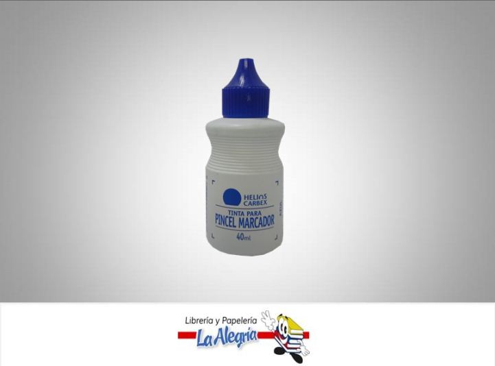 TINTA PARA PINCEL MARCADOR 40ML AZUL UND MARCA HELIOS CARBEX