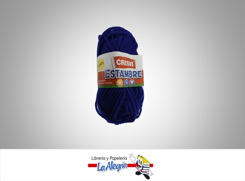 ESTAMBRE ESCOLAR 10GR AZUL OSCURO UND MARCA CRISVI   