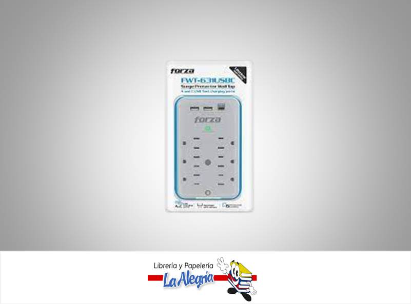 PROTECTOR CONTRA SOBRETENSIONES DE PARED MARCA FORZA   