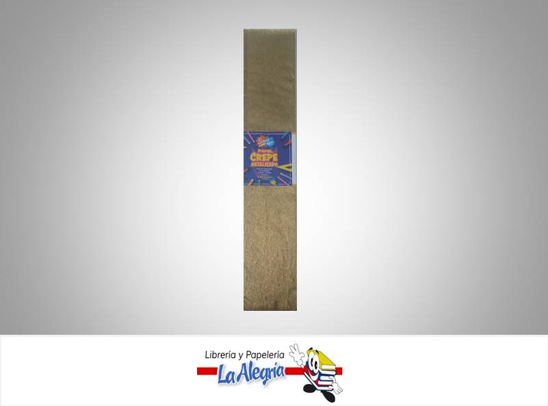 PAPEL CREPE 50X200CM DORADO UND MARCA SCHOOL ART   