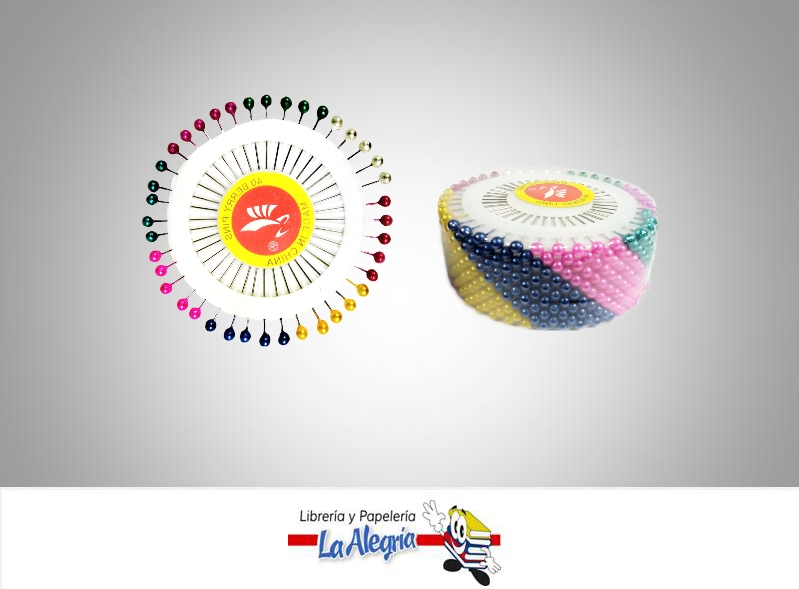 ALFILER CON CABEZA DE COLORES 40 UND MARCA S/M   