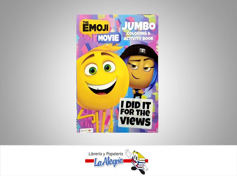 LIBRO COLOREAR THE EMOJI  TEMATICA LIBRO COLOREAR AUTOR BENDON  