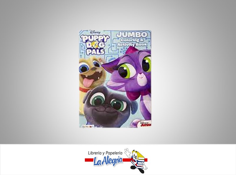 LIBRO COLOREAR PUPPY DOG PAL JUMBO  TEMATICA LIBRO COLOREAR AUTOR BENDON  