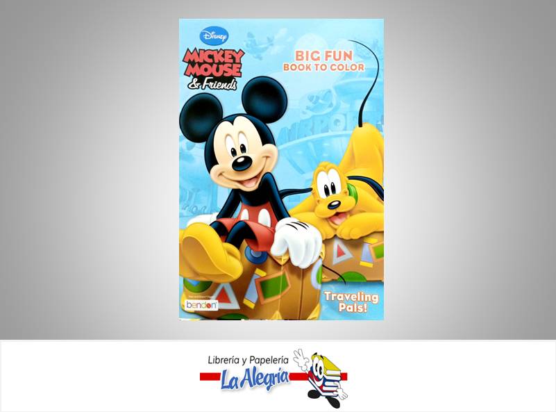 LIBRO COLOREAR MICKEY MOUSE & AMIGOS BIG  TEMATICA LIBRO COLOREAR AUTOR BENDON  
