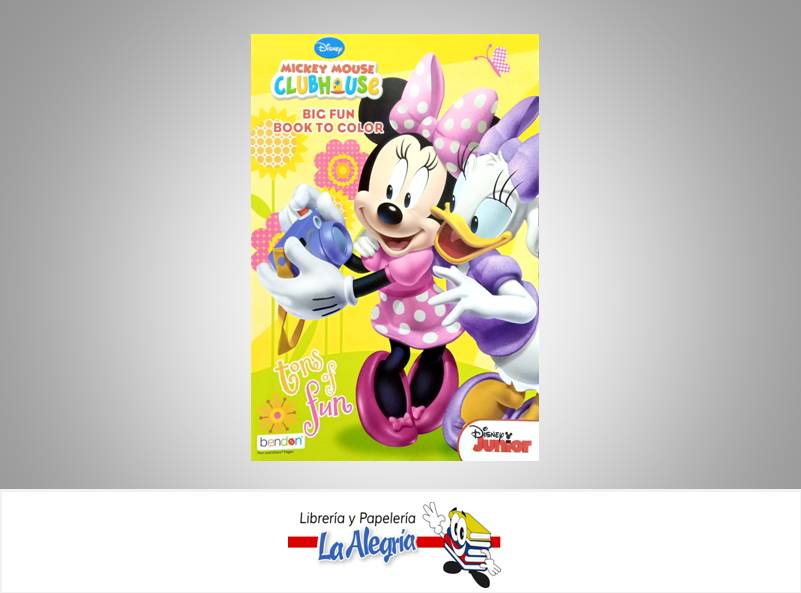 LIBRO COLOREAR MINNIE MOUSE JUMBO  TEMATICA LIBRO COLOREAR AUTOR BENDON  