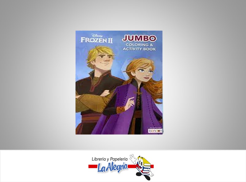 LIBRO COLOREAR FROZEN II JUMBO  TEMATICA LIBRO COLOREAR AUTOR BENDON  