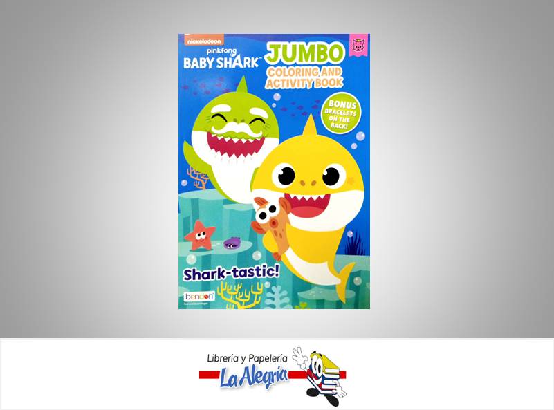 LIBRO COLOREAR BABY SHARK JUMBO  TEMATICA LIBRO COLOREAR AUTOR BENDON  
