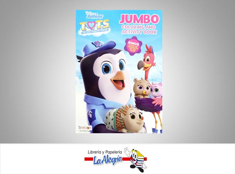 LIBRO COLOREAR T.O.T.S JUMBO  TEMATICA LIBRO COLOREAR AUTOR BENDON  