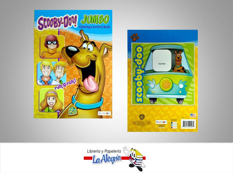 LIBRO COLOREAR SCOOBY DOO Y SUS AMIGOS  TEMATICA LIBRO COLOREAR AUTOR BENDON