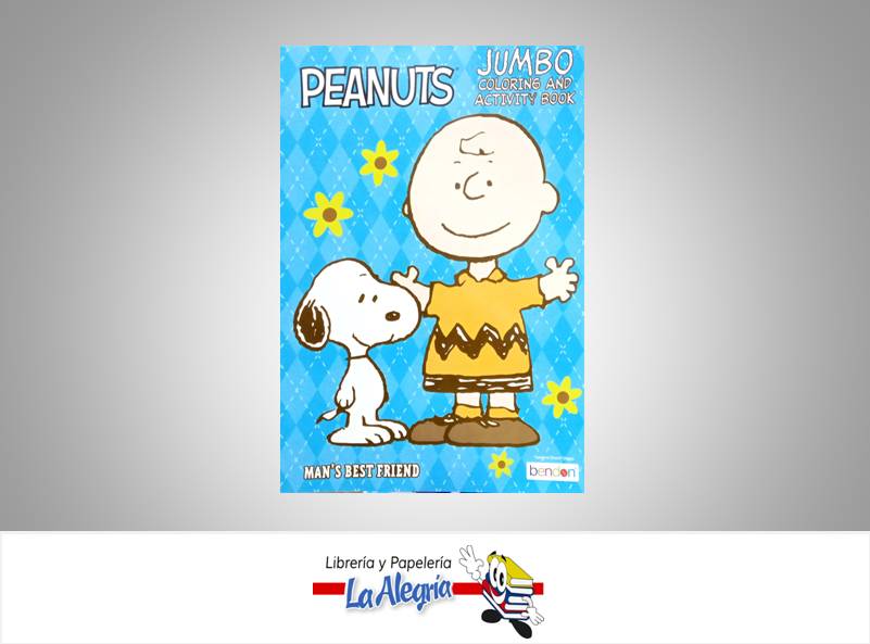 LIBRO COLOREAR PEANUTS JUMBO  TEMATICA LIBRO COLOREAR AUTOR BENDON  