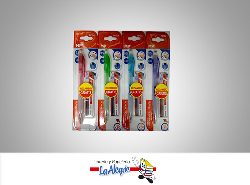 PORTAMINA PLASTICO CON MINAS PE134 0.5MM UND MARCA MP