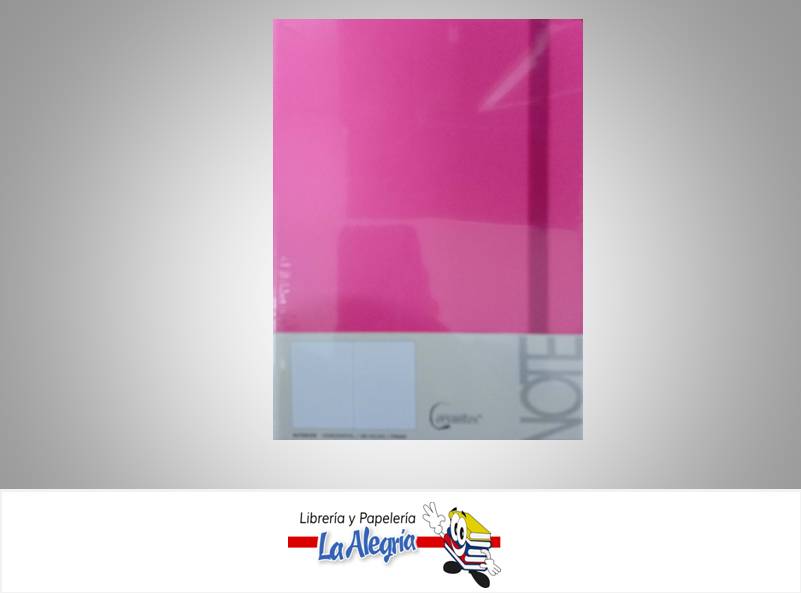 LIBRETA DE NOTAS CON LIGA ROSADO CHICLE PASTEL PB689 A5 MARCA MP