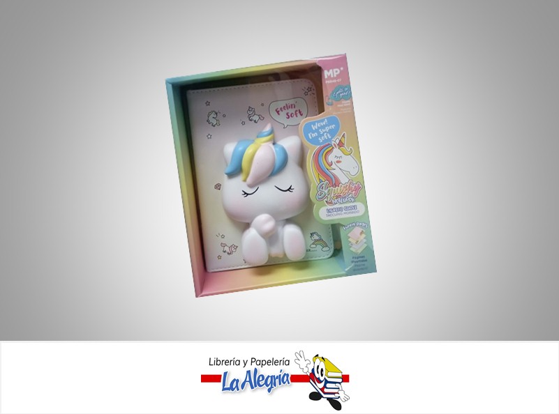 LIBRETA NOTA EMPAST 17X13CM UNICORNIO MARCA MP