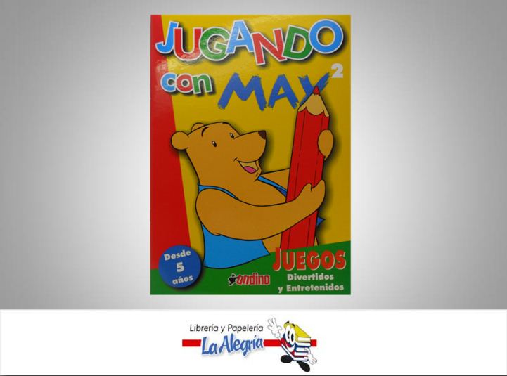 JUGANDO CON MAX 2  TEMATICA JUEGOS Y ACERTIJOS   EDITORIAL LIBRO DE JUEGOS