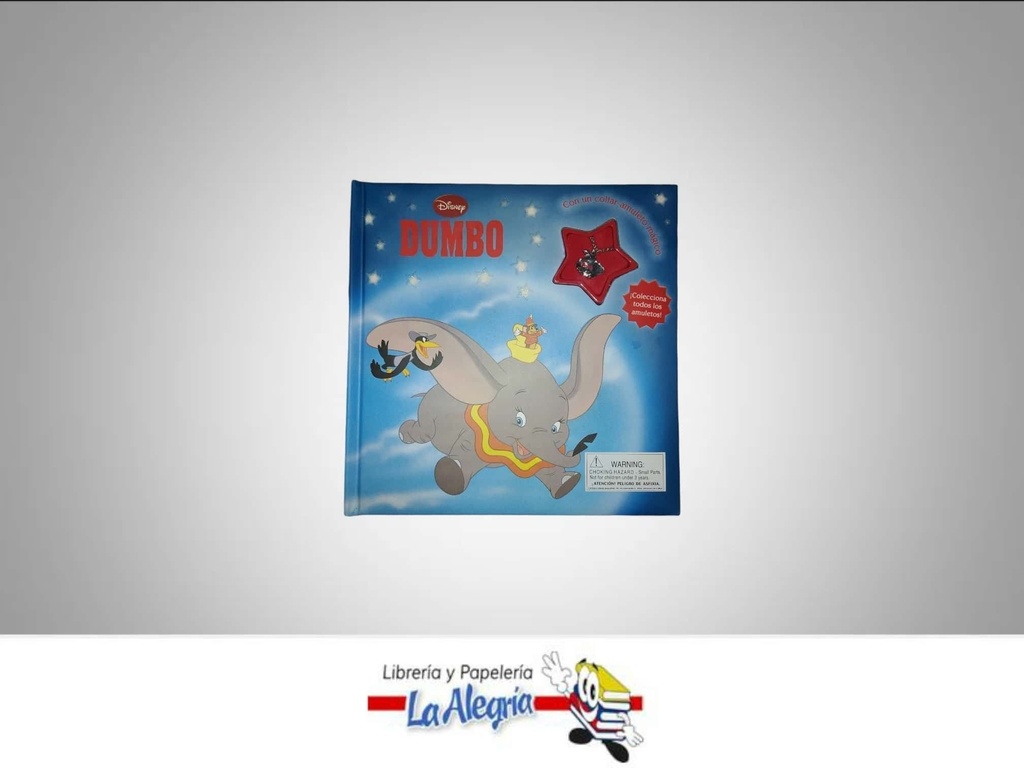 DUMBO CON CADENA  TEMATICA CUENTO INFANTL   EDITORIAL DISNEY