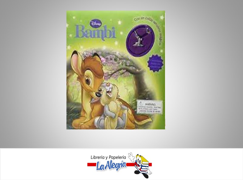 BAMBI CON CADENA TEMATICA CUENTOS   EDITORIAL PARRAGON BOOKS