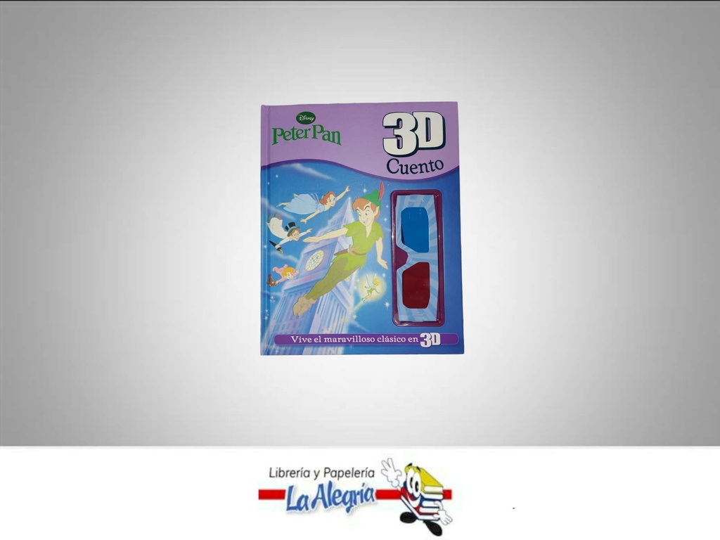PETER PAN 3D TEMATICA CUENTO INFANTIL   EDITORIAL DISNEY