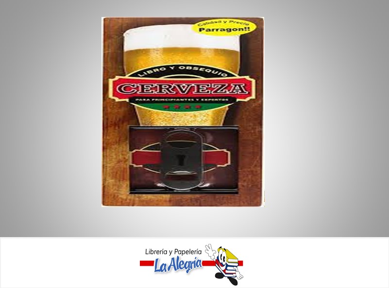CERVEZA LIBRO Y OBSEQUIO TEMATICA LICORES AUTOR PARRAGON MARCA PARRAGON