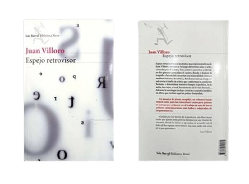 ESPEJO RETROVISOR TEMATICA ANTOLOGIA AUTOR VILLORO JUAN EDITORIAL SEIX BARRAL