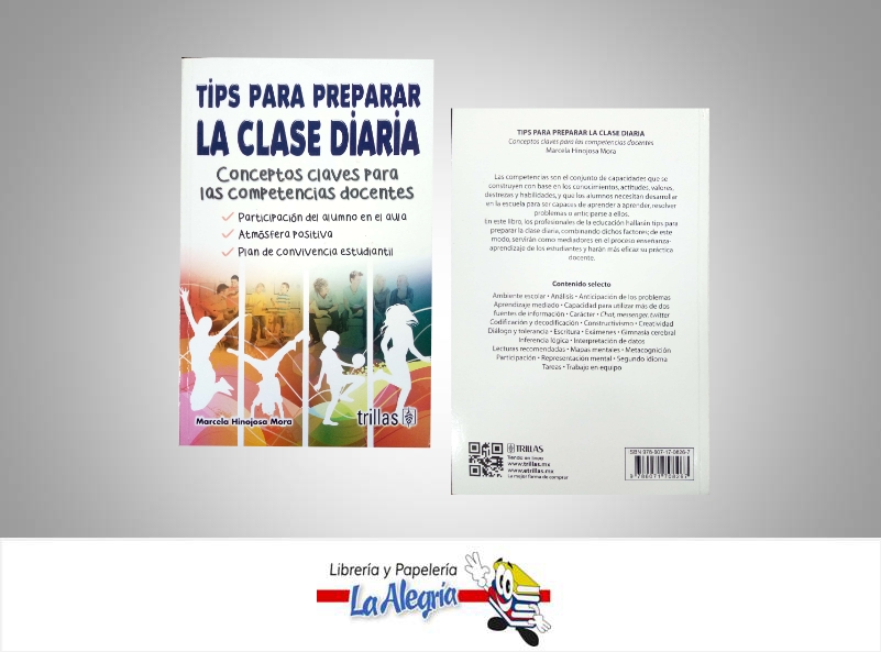 TIPS PARA PREPARAR LA CLASE DIARIA  TEMATICA EDUCACION AUTOR HINOJOSA MARCELA EDITORIAL TRILLAS