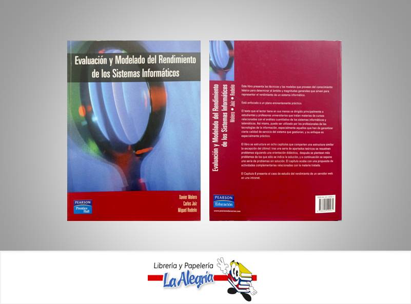 EVALUACION Y MODELADO DEL RENDIMIENTO DE  TEMATICA COMPUTACION AUTOR MOLERO XAVIER EDITORIAL PEARSON