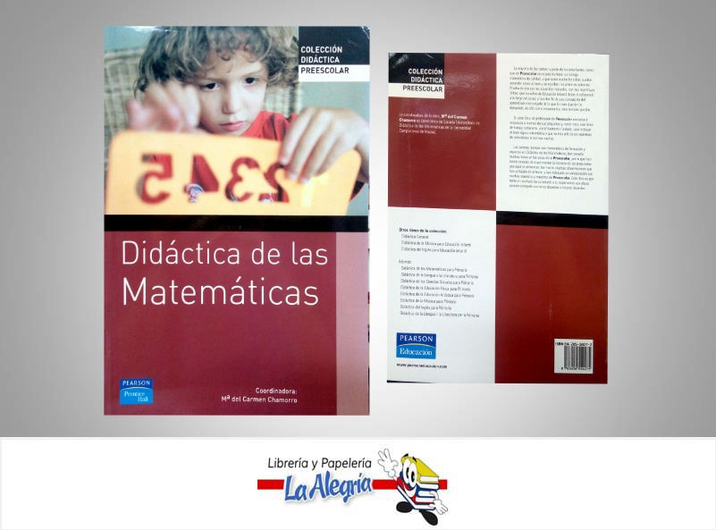 DIDACTICA DE LAS MATEMATICAS PREESC  TEMATICA EDUCACION AUTOR CHAMORRO MARIA DEL CARME EDITORIAL PEARSON